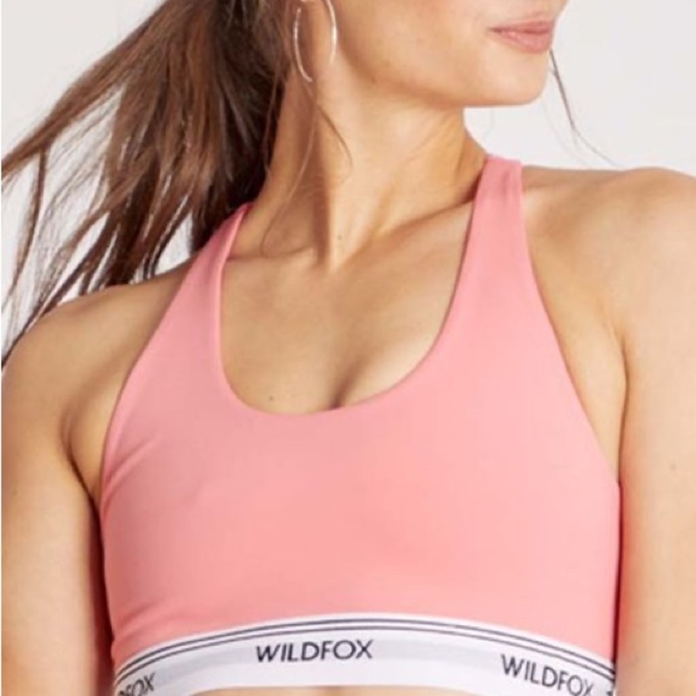 Wildfox Logo Sports Bra S